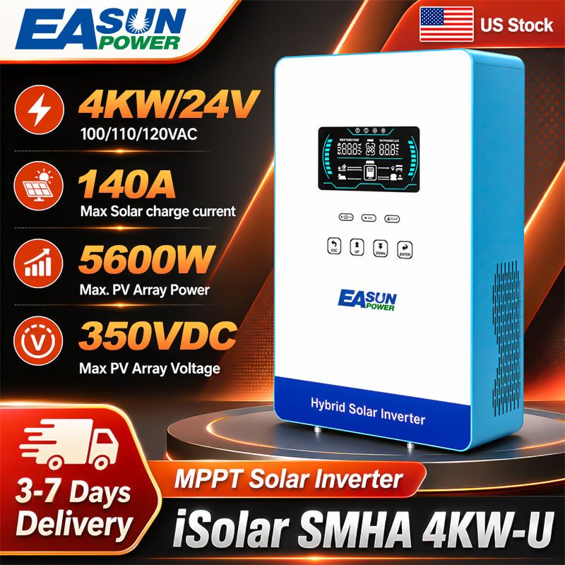 EASUN POWER 4000W 24V Автономн – обзор и цена Grid Tie Inverter Limiter 2000W