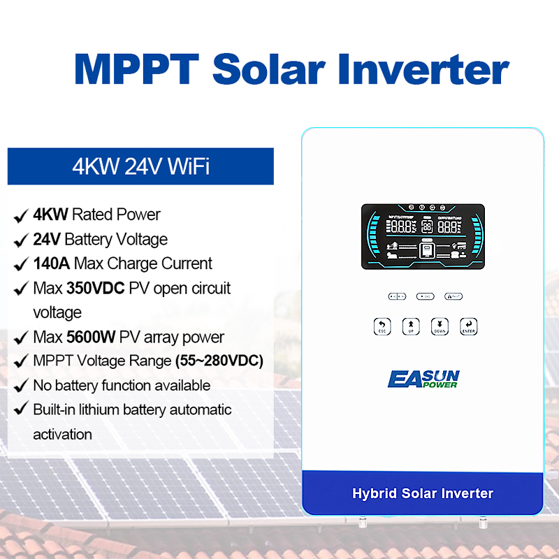 EASUN POWER 4000W 24V Автономн – обзор и цена Grid Tie Inverter Limiter 2000W