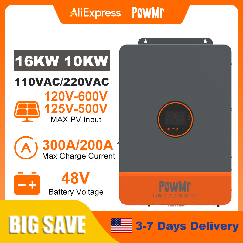 Гибридный солнечный инвертор P – обзор и цена Split Phase Inverter 10Kw 110V 220V