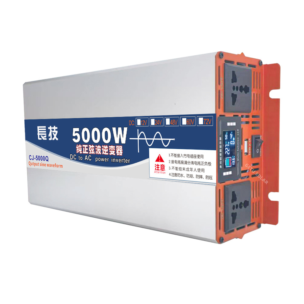 Чистая синусоида 3500 Вт 5000  – обзор и цена Pure Sine Wave Inverter 5000W 48V 220V