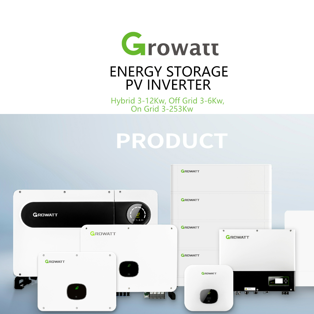 Солнечный инвертор Growatt 48  – обзор и цена Off Grid Solar Inverter 48V 6000W